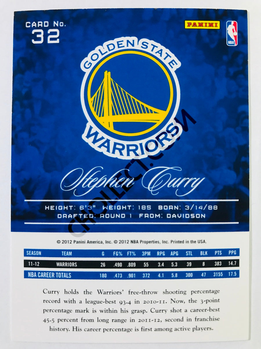 Stephen Curry - Golden State Warriors 2012-13 Panini Prestige #32