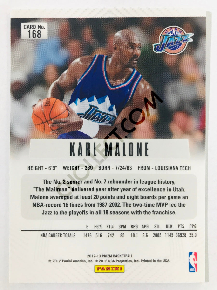 Karl Malone - Utah Jazz 2012-13 Panini Prizm #168