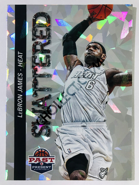 LeBron James - Miami Heat 2012-13 Panini Past & Present Shattered Cracked Ice #30