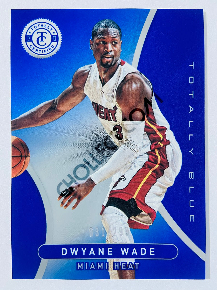 Dwyane Wade - Miami Heat 2012-13 Panini Totally Certified Totally Blue #194 | 031/299