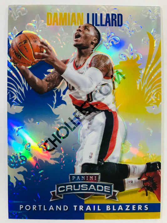 Damian Lillard - Portland Trail Blazers 2013-14 Panini Crusade Blue #135