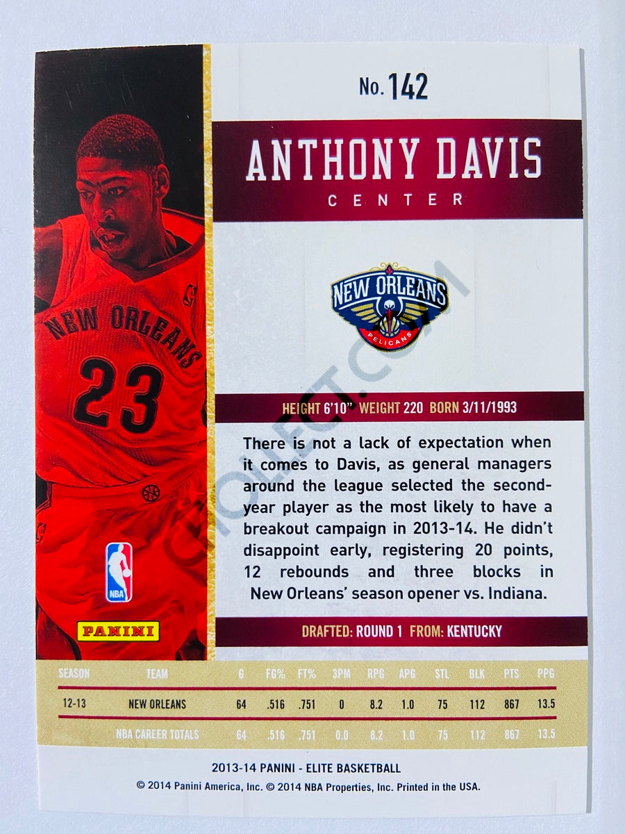 Anthony Davis - New Orleans Pelicans 2013-14 Panini Elite #142