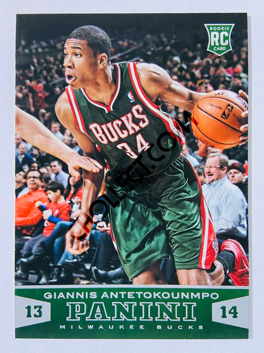 Giannis Antetokounmpo - Milwaukee Bucks 2013-14 Panini RC Rookie Card #194