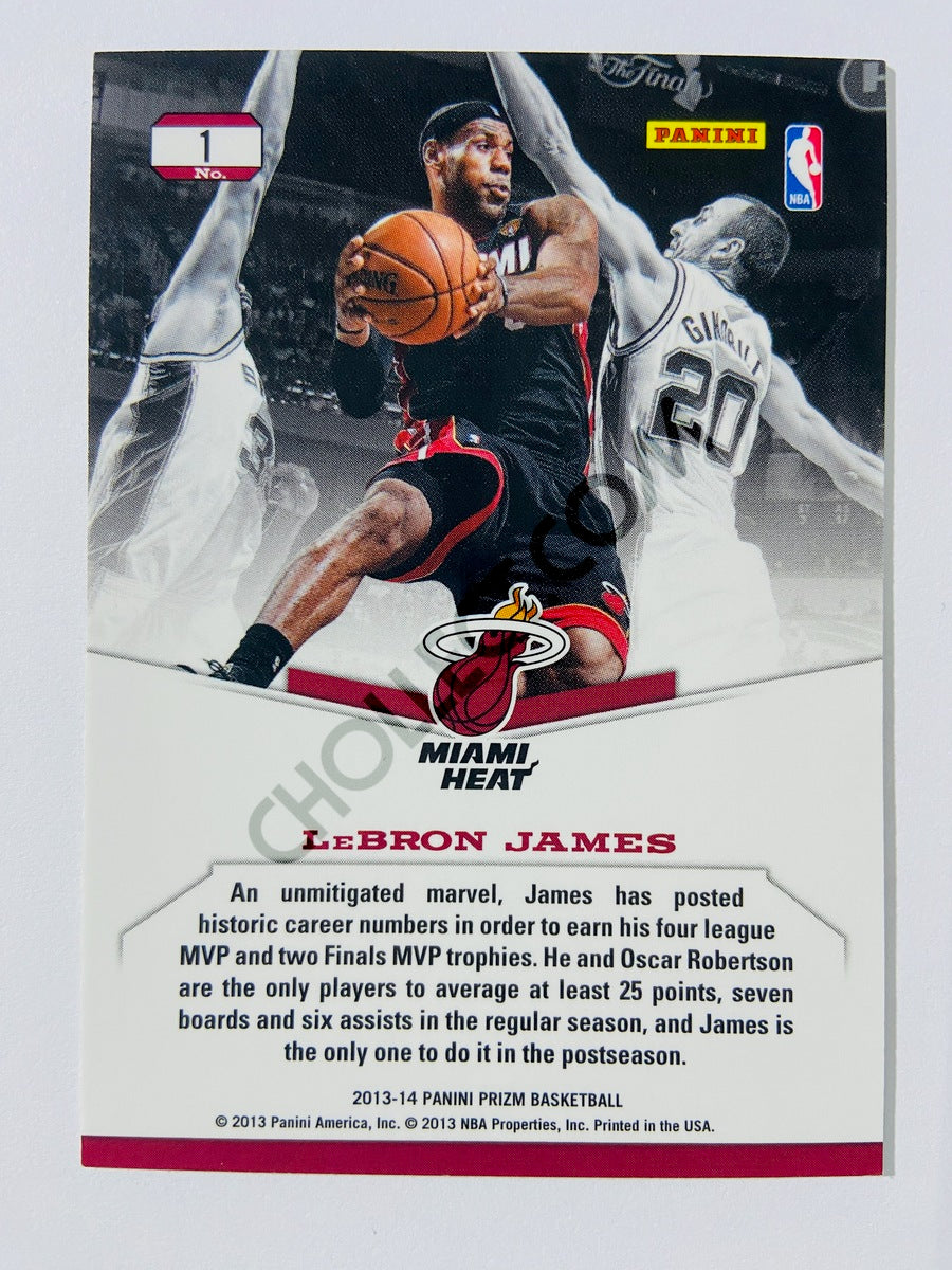 Lebron James – Miami Heat 2013-14 Panini Prizm Dominance #1