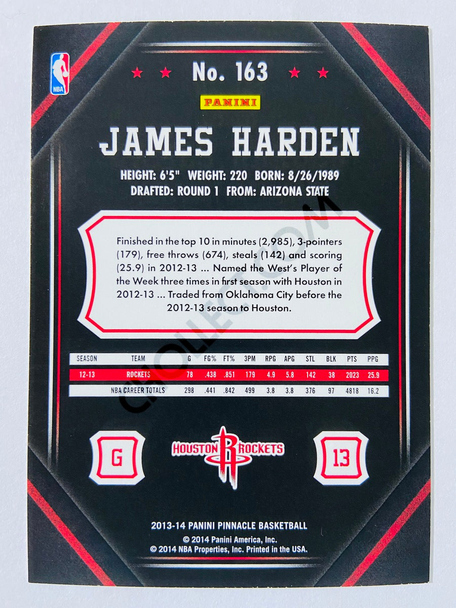 James Harden - Houston Rockets 2013-14 Panini Pinnacle #163