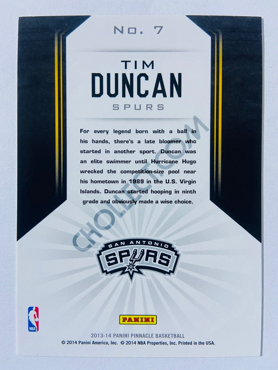Tim Duncan - San Antonio Spurs 2013-14 Panini Pinnacle The Naturals #7