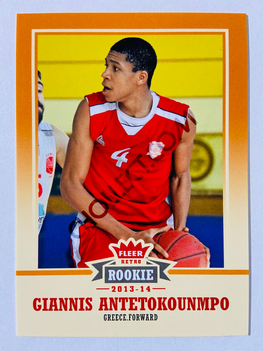 Giannis Antetokounmpo - Milwaukee Bucks 2013-14 Fleer Retro Rookie Card #47