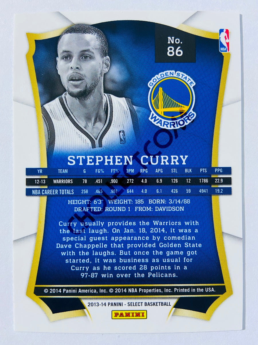 Stephen Curry - Golden State Warriors 2013-14 Panini Select #86
