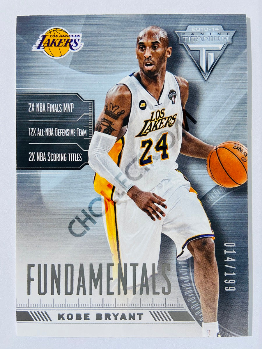 Kobe Bryant - Los Angeles Lakers 2013-14 Panini Titanium Fundamentals #41 | 014/199