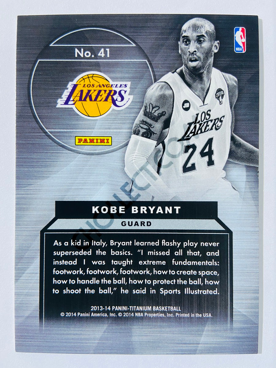 Kobe Bryant - Los Angeles Lakers 2013-14 Panini Titanium Fundamentals #41 | 014/199