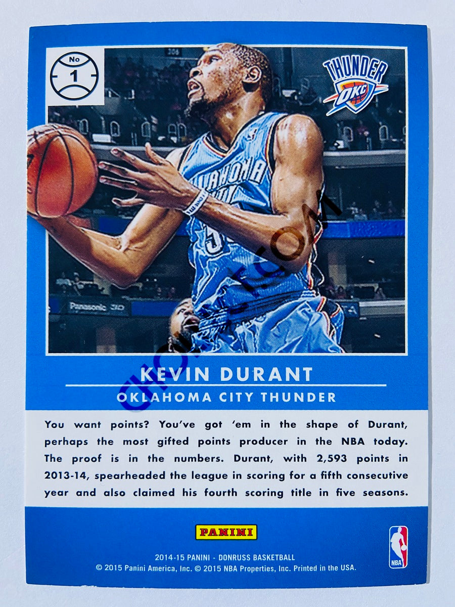 Kevin Durant - Oklahoma City Thunder 2014-15 Panini Donruss Production Line Scoring Leaders #1