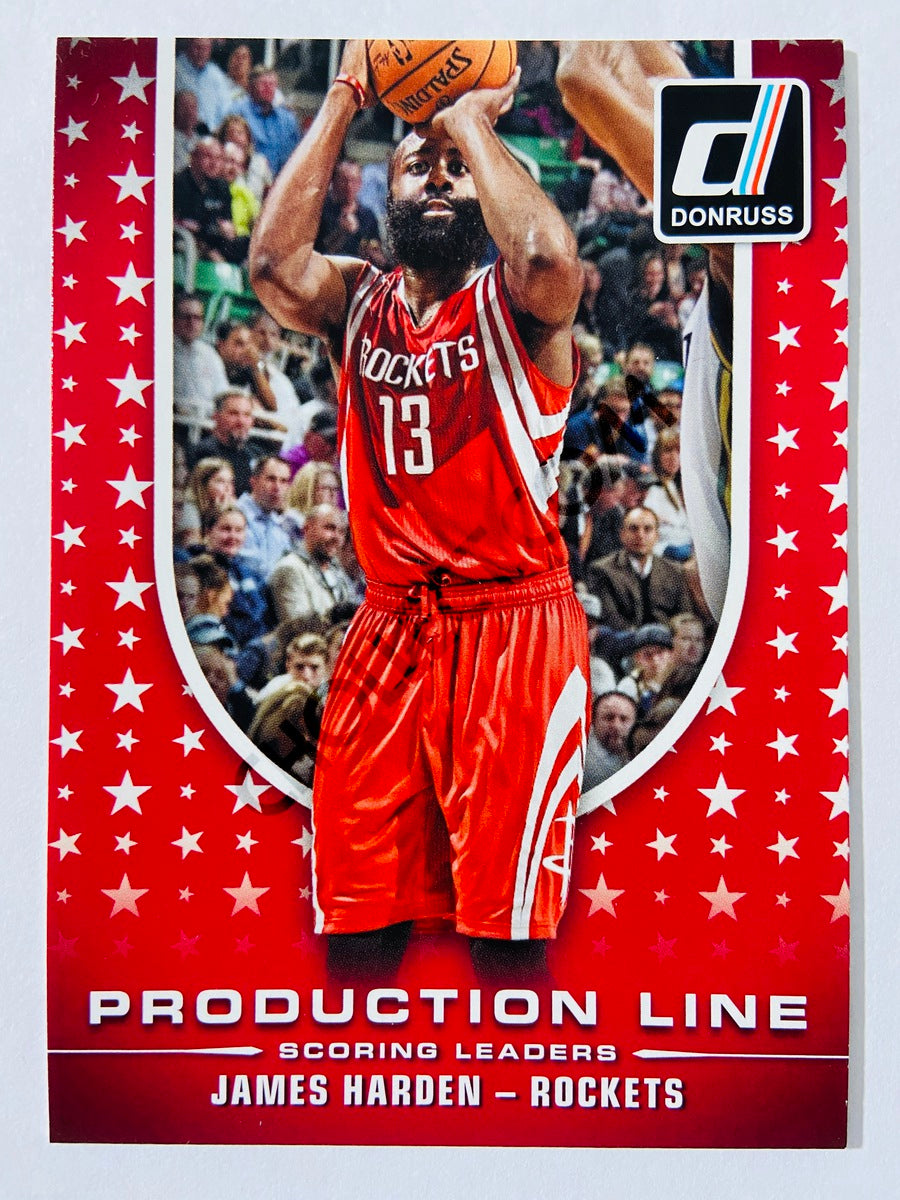 James Harden - Houston Rockets 2014-15 Panini Donruss Production Line #5