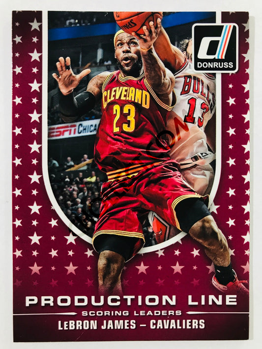 LeBron James - Cleveland Cavaliers 2014-15 Panini Donruss Production Line Scoring Leaders #3