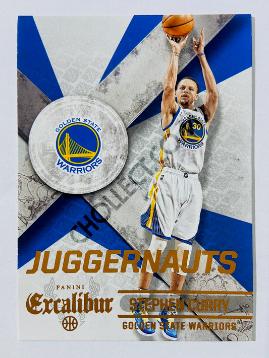 Stephen Curry – Golden State Warriors 2014-15 Panini Excalibur Juggernauts #1