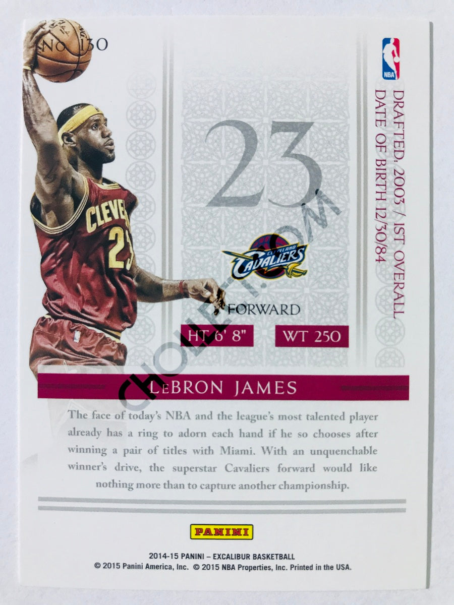 LeBron James - Cleveland Cavaliers 2014-15 Panini Excalibur #130