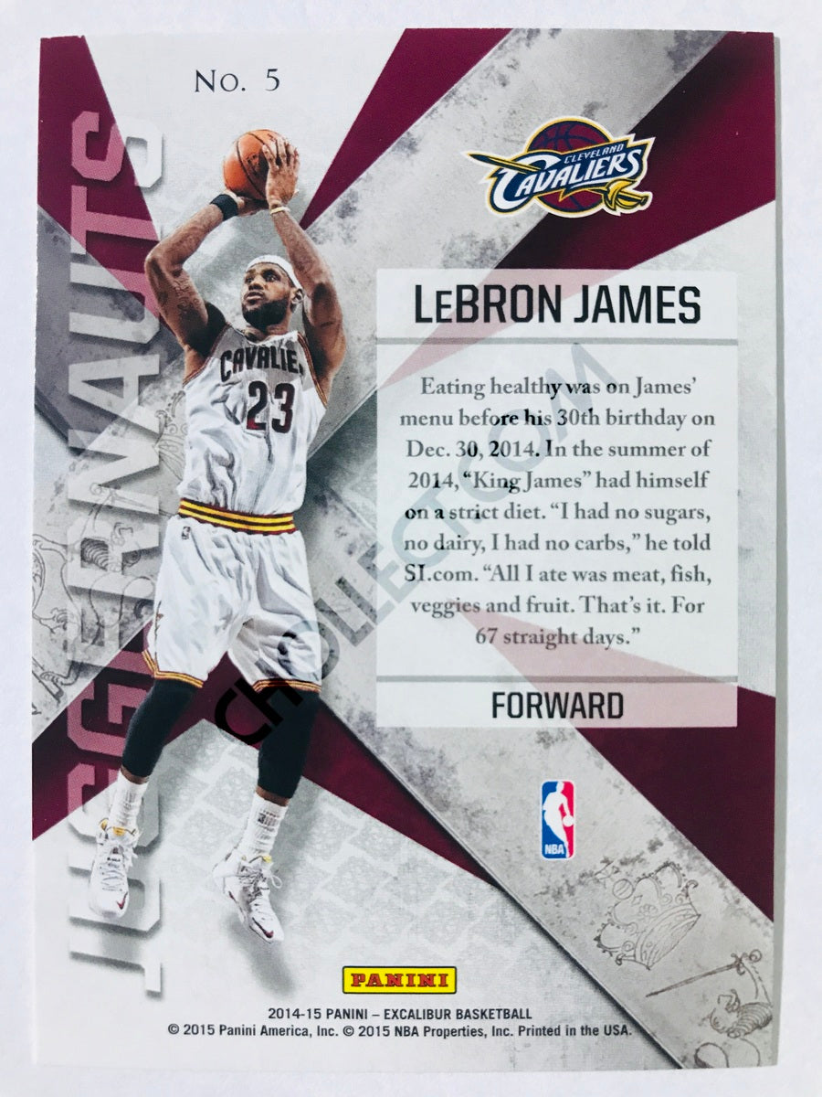 LeBron James - Cleveland Cavaliers 2014-15 Panini Excalibur Juggernauts #5