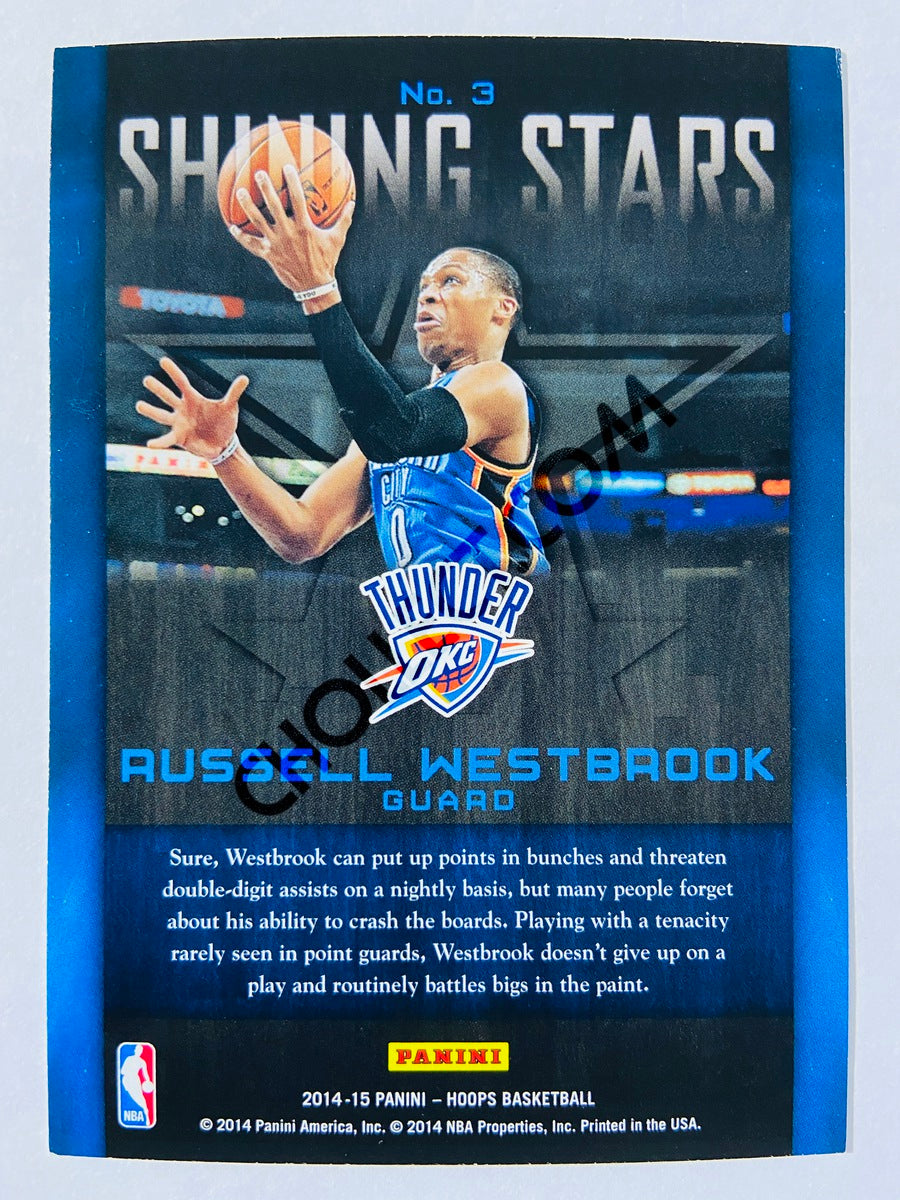 Russell Westbrook - Oklahoma City Thunder 2014-15 Panini Hoops Shining Stars #3