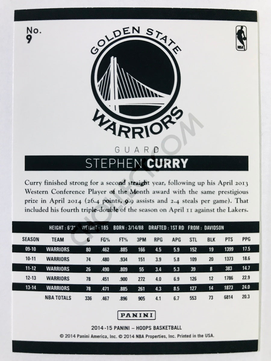 Stephen Curry - Golden State Warriors 2014-15 Panini NBA Hoops #9