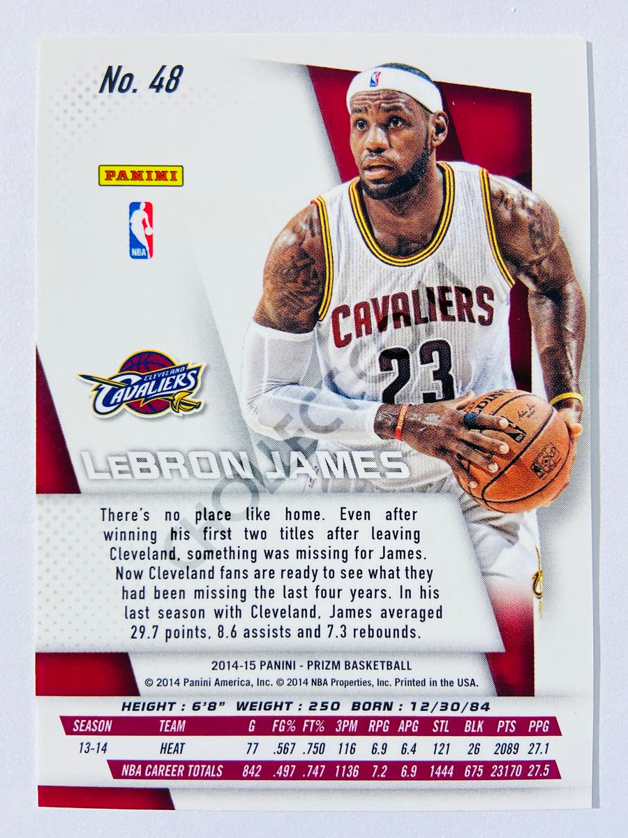 LeBron James - Cleveland Cavaliers 2014-15 Panini Prizm #48