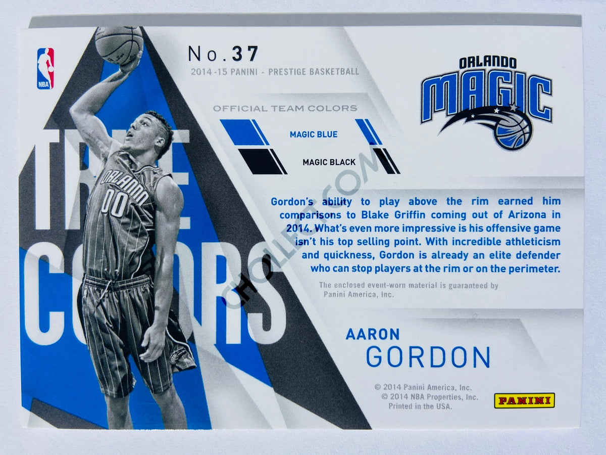 Aaron Gordon - Orlando Magic 2014-15 Panini Prestige True Colors RC Rookie Card #37 | 055/199
