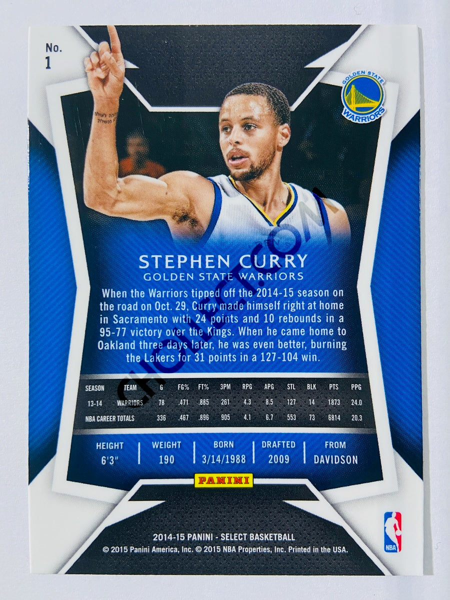 Stephen Curry – Golden State Warriors 2014-15 Panini Select #1