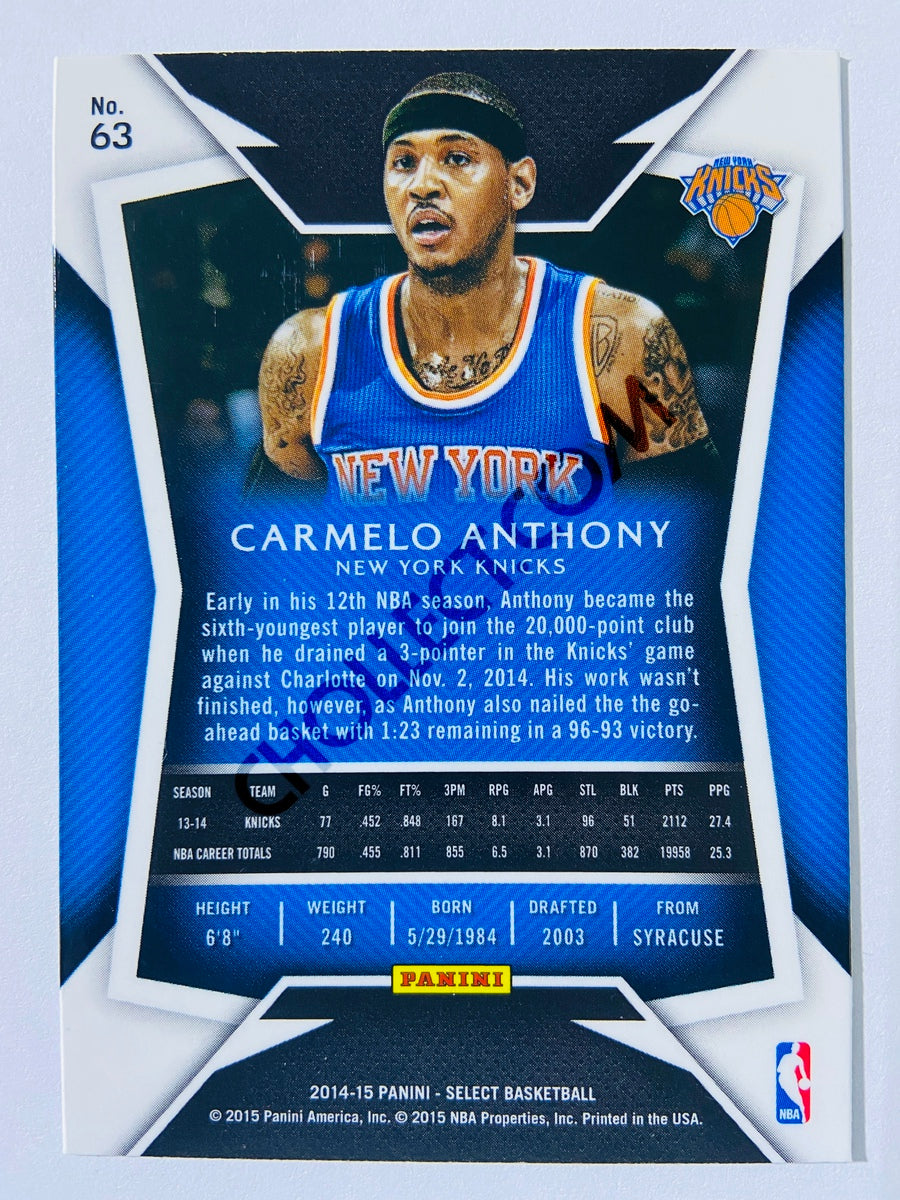 Carmelo Anthony - New York Knicks 2014-15 Panini Select #63