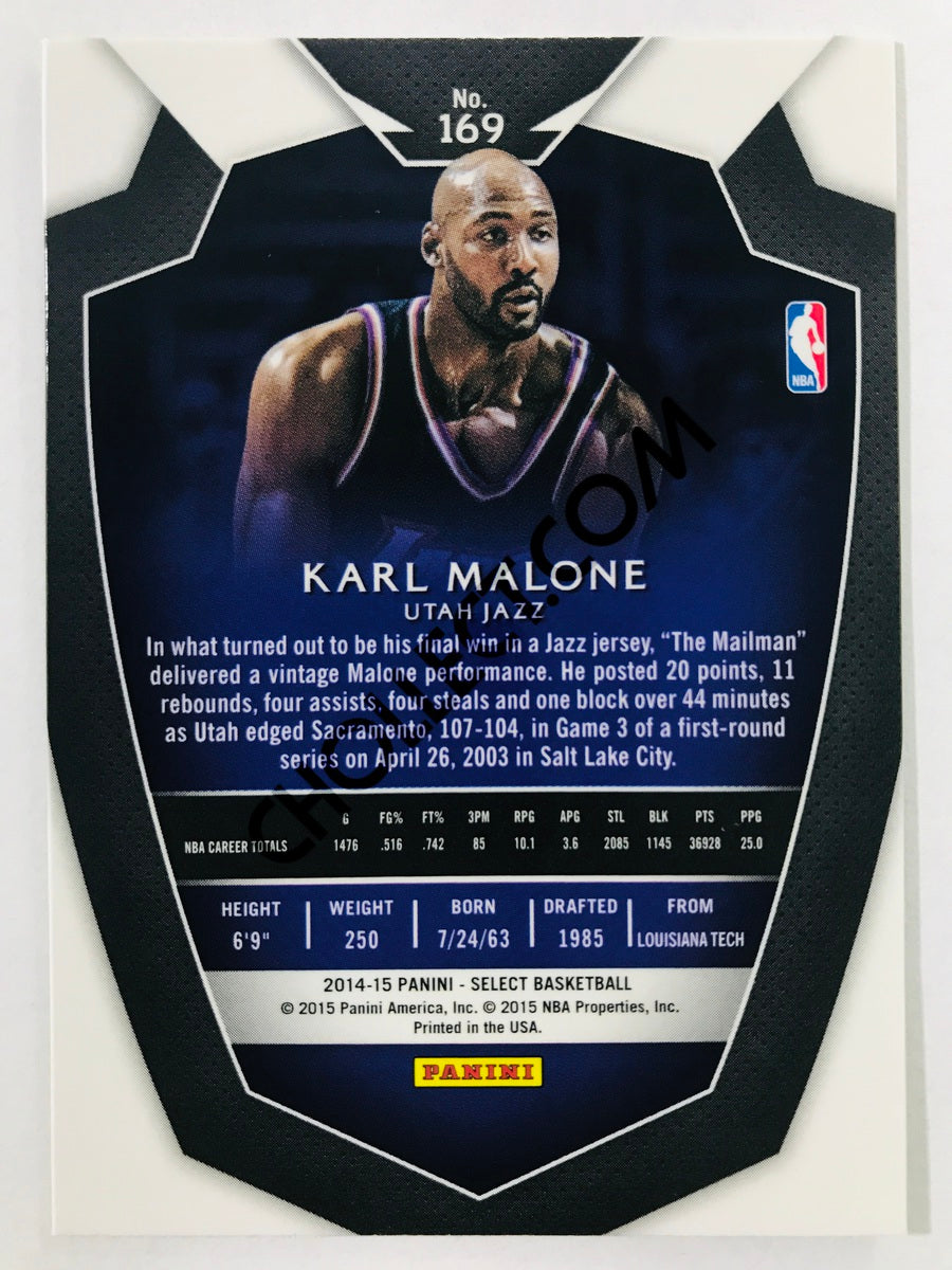Karl Malone - Utah Jazz 2014-15 Panini Select #169