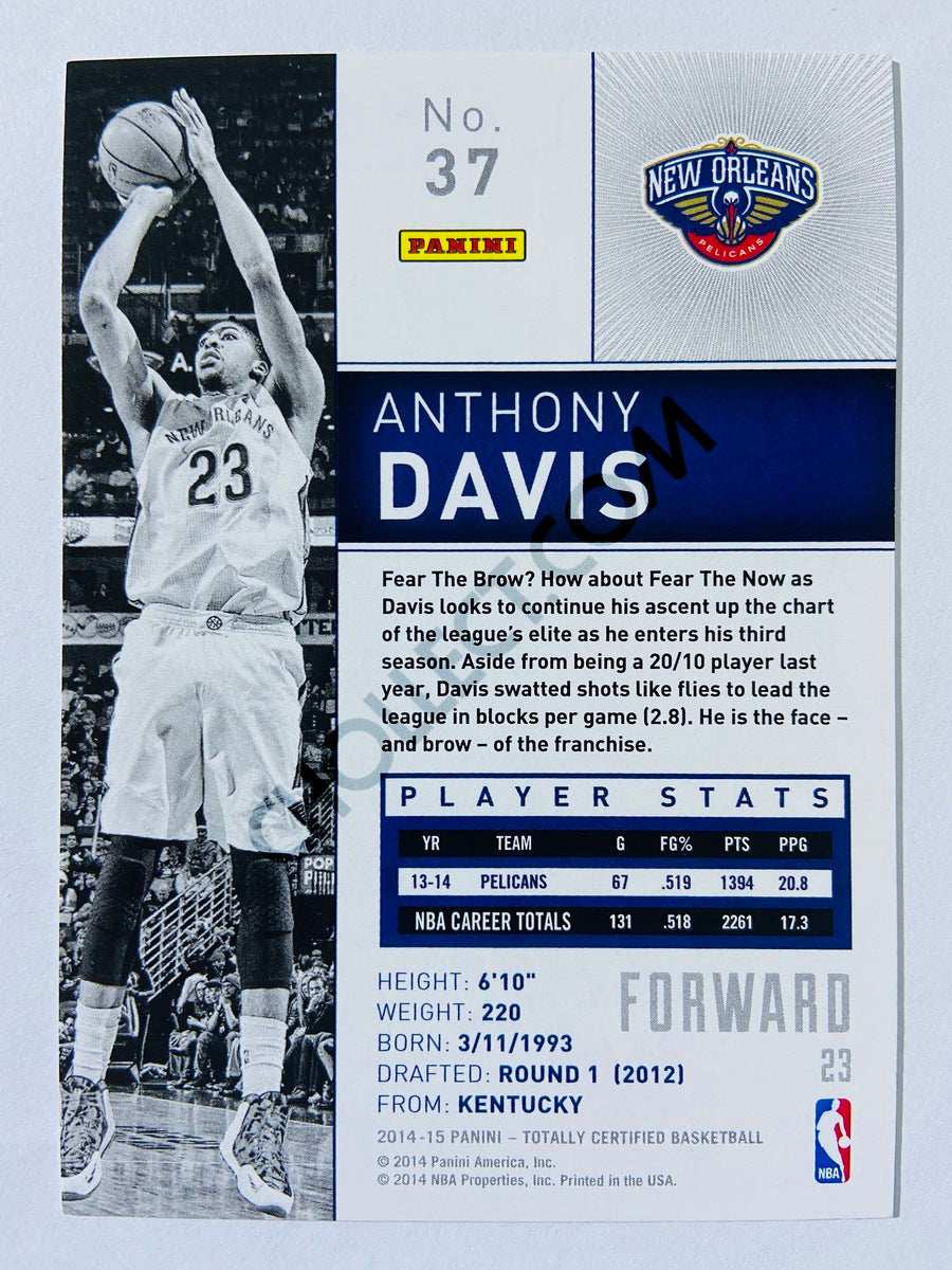 Anthony Davis - New Orleans Pelicans 2014-15 Panini Totally Certified #37