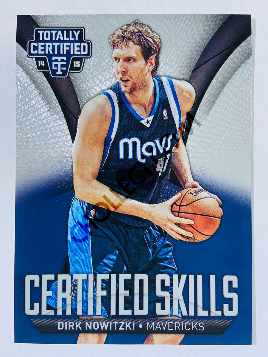 Dirk Nowitzki - Dallas Mavericks 2014-15 Panini Totally Certified Certified Skills #9 | 034/299