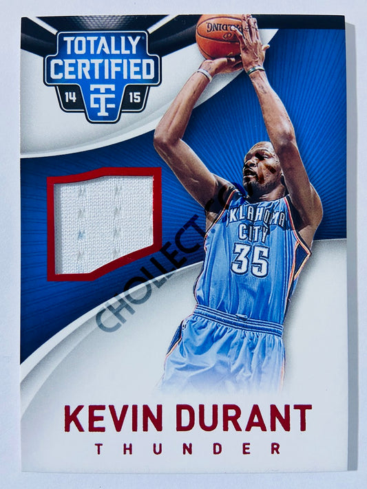 Kevin Durant - Oklahoma City Thunder 2014-15 Panini Totally Certified Red Jerseys #48 | 090/249