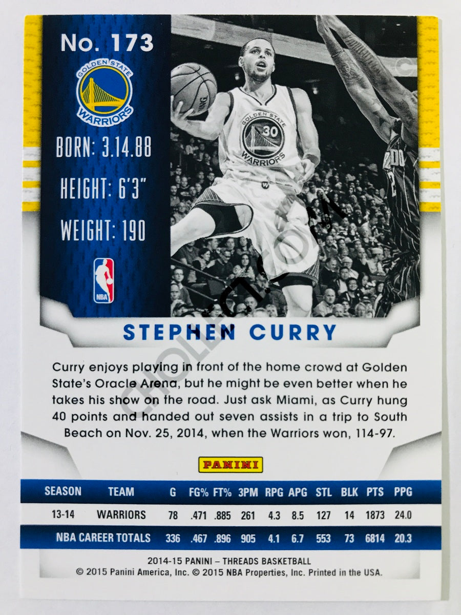 Stephen Curry - Golden State Warriors 2014-15 Panini Threads #173