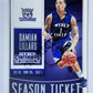 Damian Lillard - Weber State 2015 Panini Contenders Draft Picks Season Ticket #20