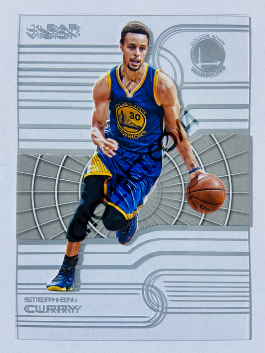 Stephen Curry - Golden State Warriors 2015-16 Panini Clear Vision #34