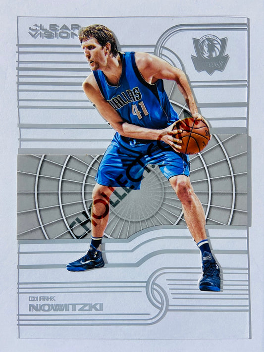 Dirk Nowitzki - Dallas Mavericks 2015-16 Panini Clear Vision #71