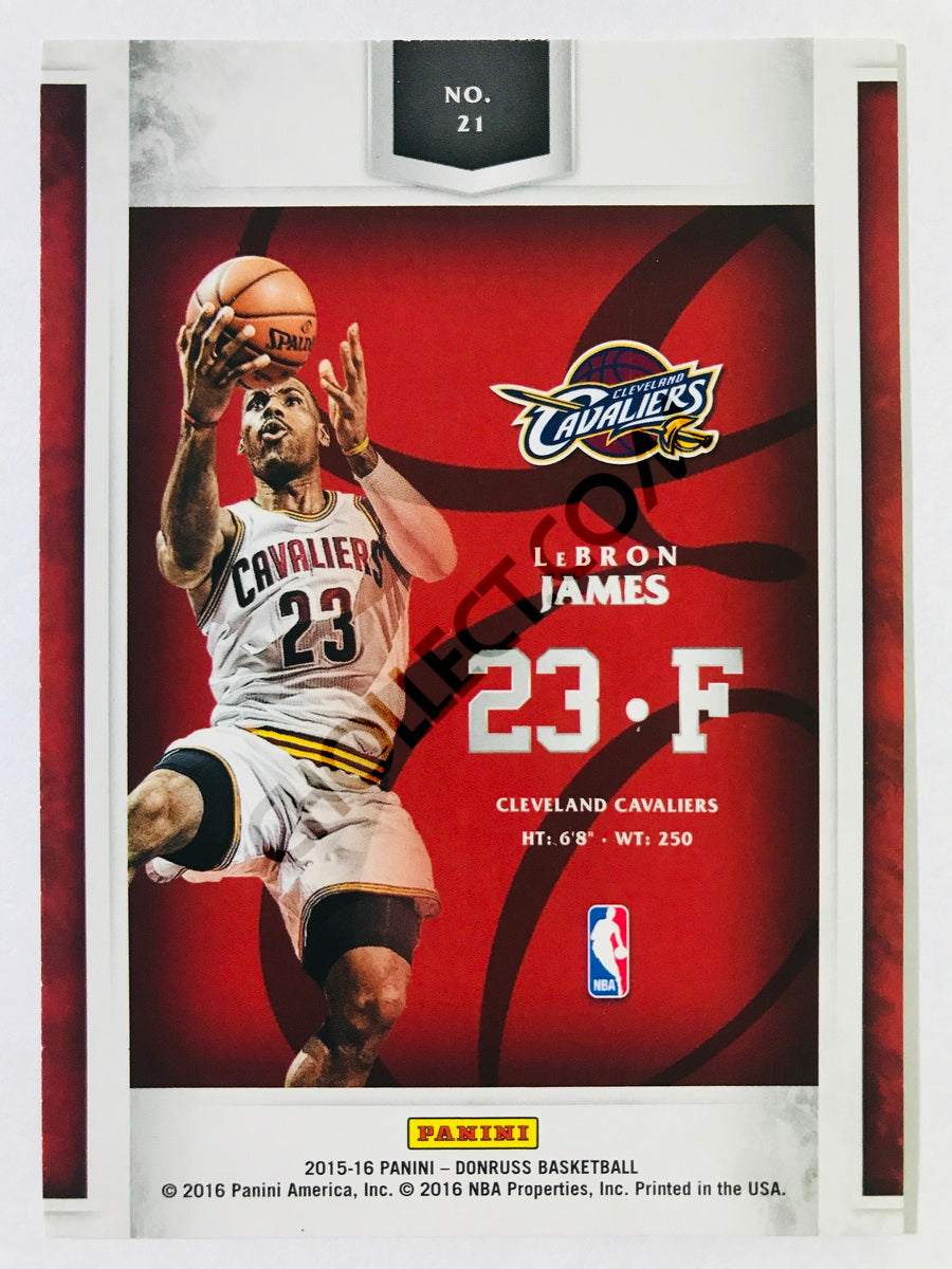 LeBron James - Cleveland Cavaliers 2015-16 Panini Elite Extra Edition #21