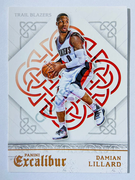 Damian Lillard - Portland Trail Blazers 2015-16 Panini Excalibur #38