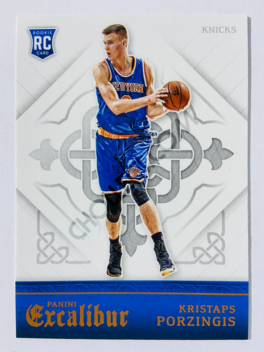 Kristaps Porzingis - Dallas Mavericks 2015-16 Panini Excalibur RC Rookie Card #187