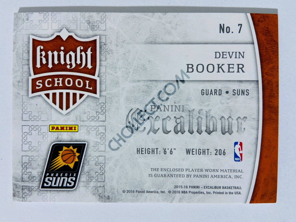 Devin Booker – Phoenix Suns 2015-16 Panini Excalibur Knight School RC Rookie #7