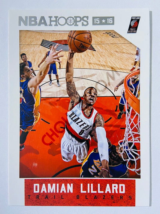 Damian Lillard - Portland Trail Blazers 2015-16 Panini Hoops #227