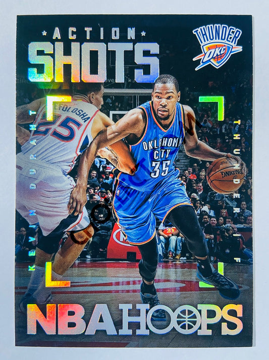 Kevin Durant - Oklahoma City Thunder 2015-16 Panini Hoops Action Shots Insert #11