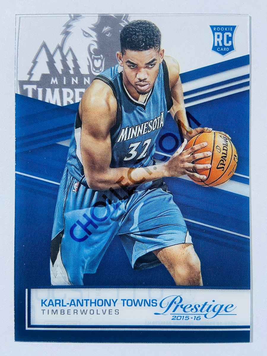 Karl-Anthony Towns - Minnesota Timberwolves 2015-16 Panini Prestige Acetate RC Rookie Card #34
