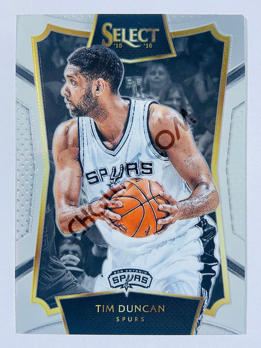 Tim Duncan - San Antonio Spurs 2015-16 Panini Select Concourse Level #30