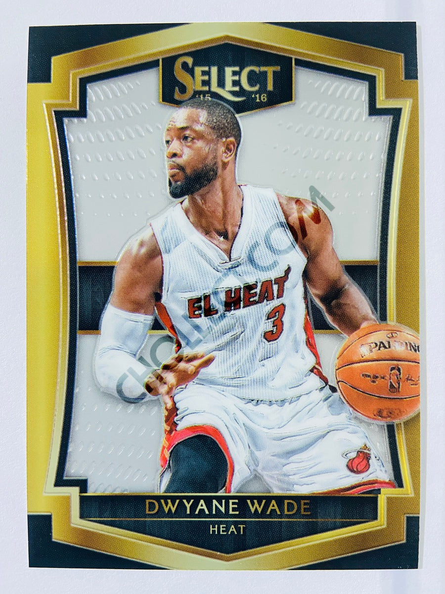Dwyane Wade - Miami Heat 2015-16 Panini Select Premier Level  #133