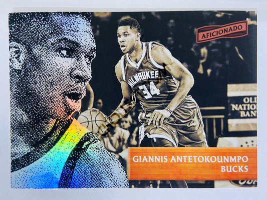 Giannis Antetokounmpo - Milwaukee Bucks 2016-17 Panini Aficionado #59