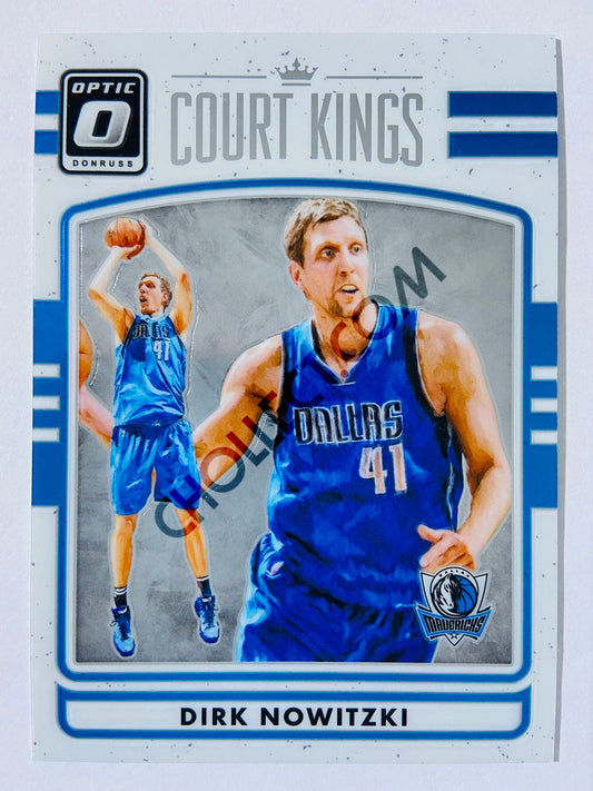 Dirk Nowitzki - Dallas Mavericks 2016-17 Panini Donruss Optic Court Kings Insert #4