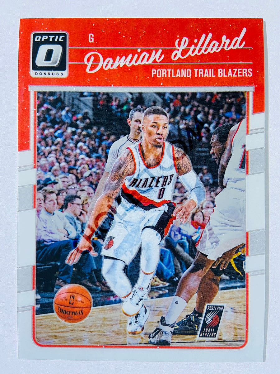 Damian Lillard - Portland Trail Blazers 2016-17 Panini Donruss Optic #131