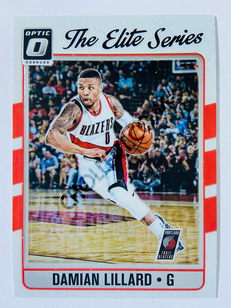 Damian Lillard - Portland Trail Blazers 2016-17 Panini Donruss Optic The Elite Series #8