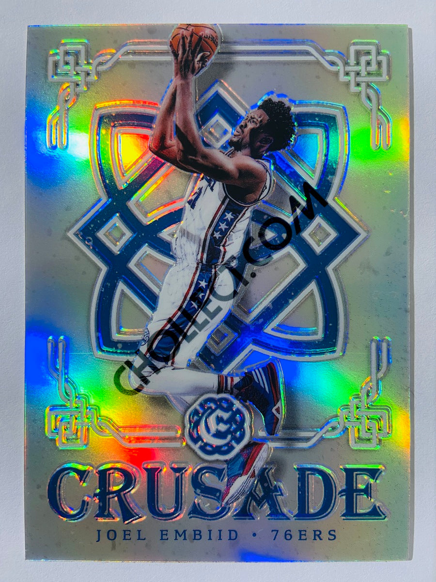 Joel Embiid - Philadelphia 76ers 2016-17 Panini Excalibur Crusade Silver Parallel #51