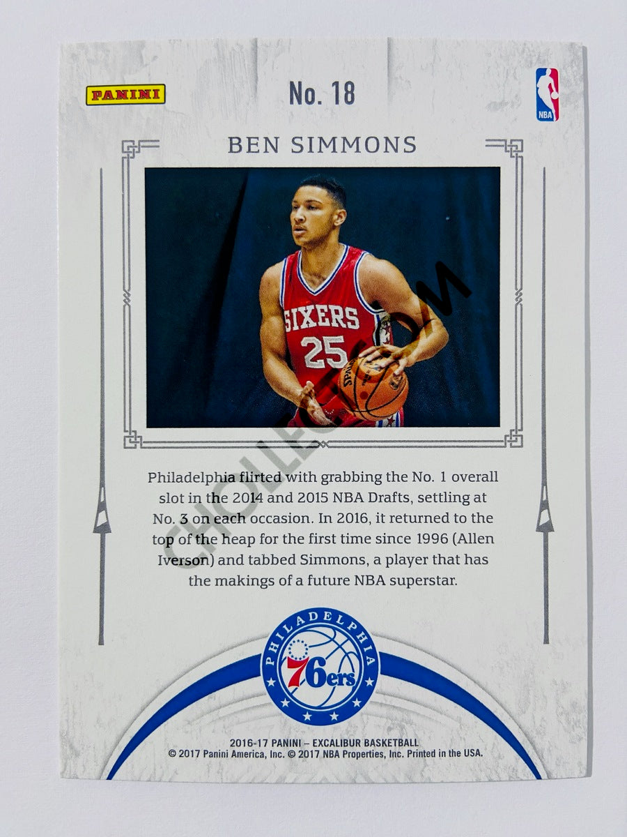 Ben Simmons – Philadelphia 76ers 2016-17 Panini Excalibur Jousting Rookie Card #18