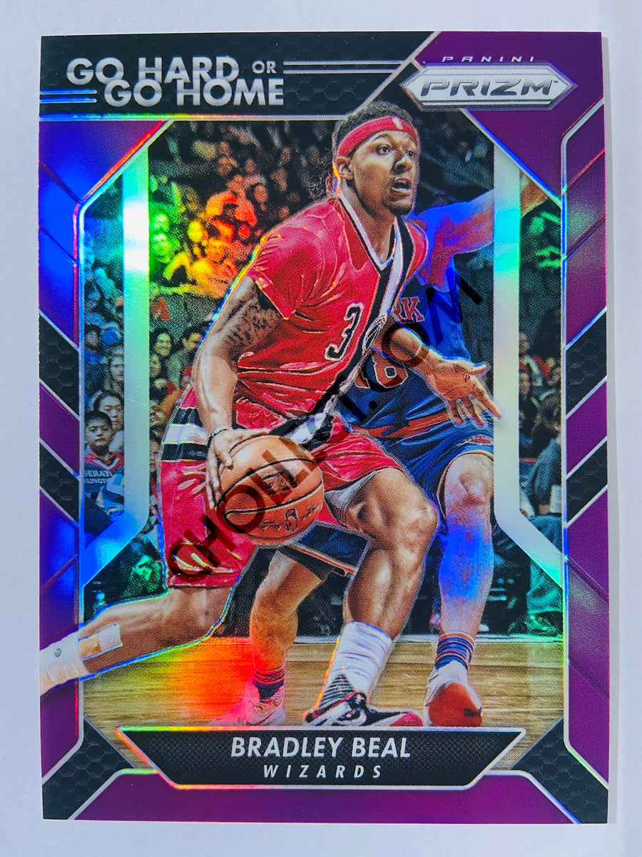 Bradley Beal - Washington Wizards 2016-17 Panini Prizm Go Hard or Go Home Purple Parallel #28 | 41/75